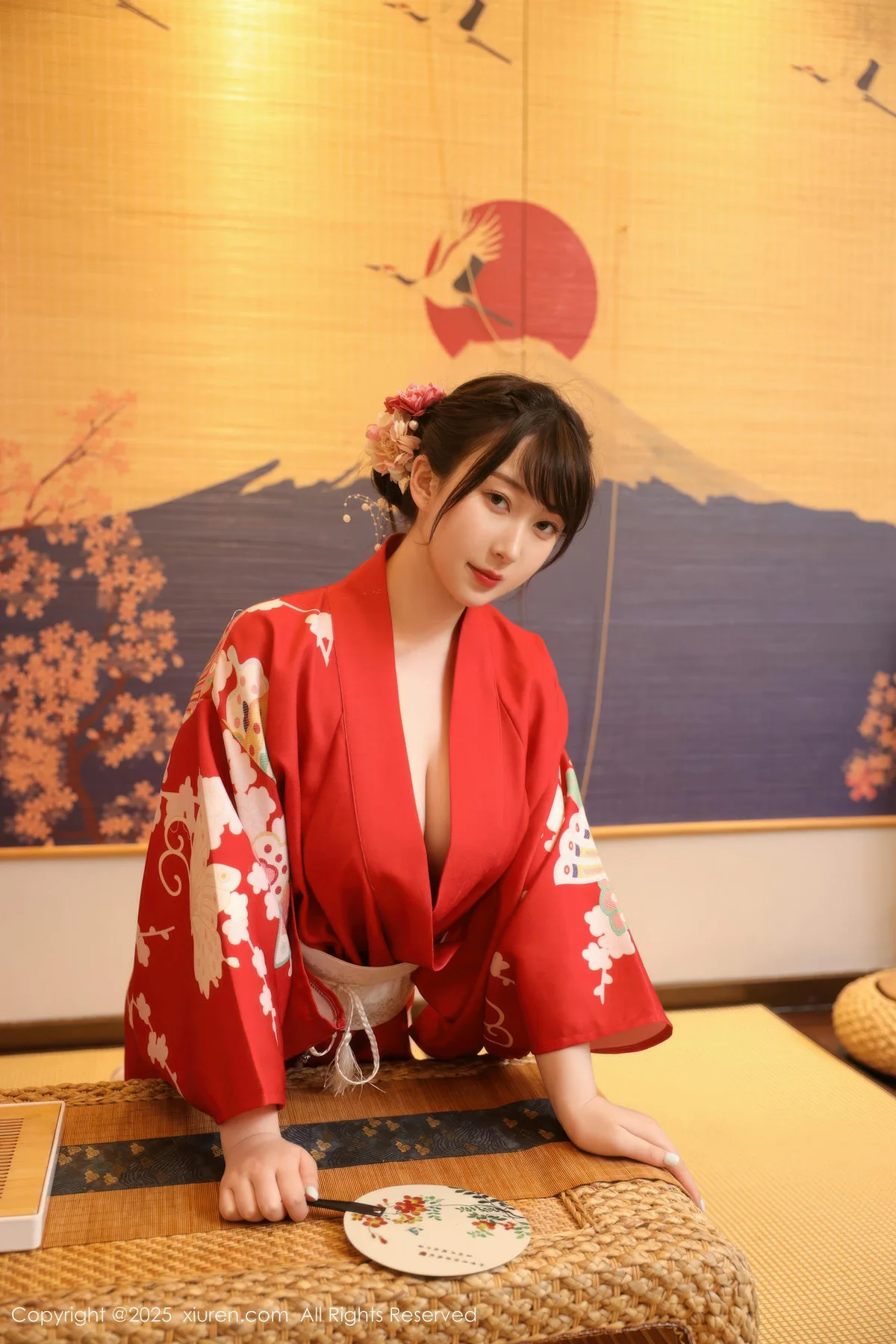 XiuRen 秀人 No.10624 李沁恩lrene 性感红色服饰 - 2
