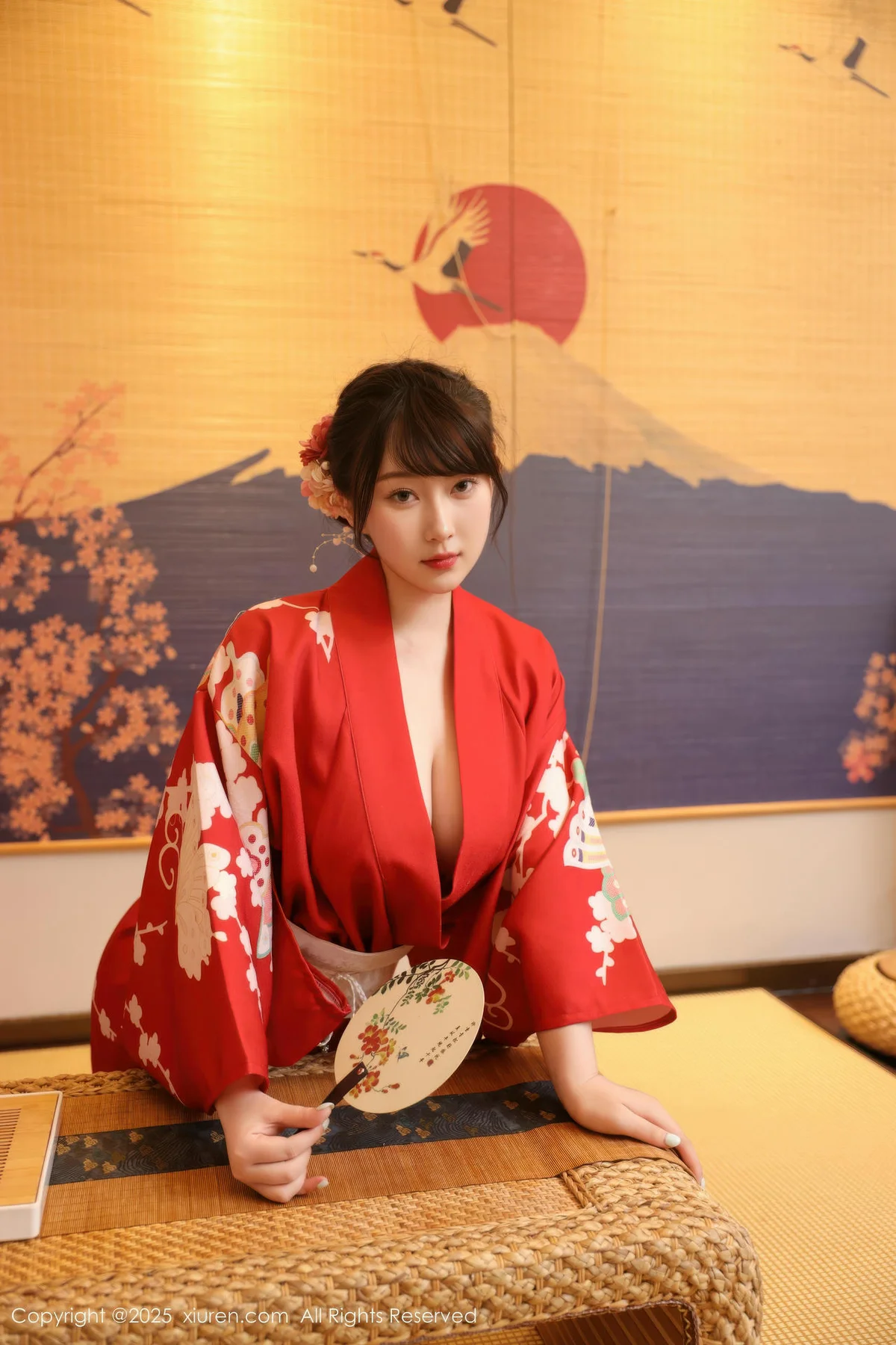 XiuRen 秀人 No.10624 李沁恩lrene 性感红色服饰 - 3