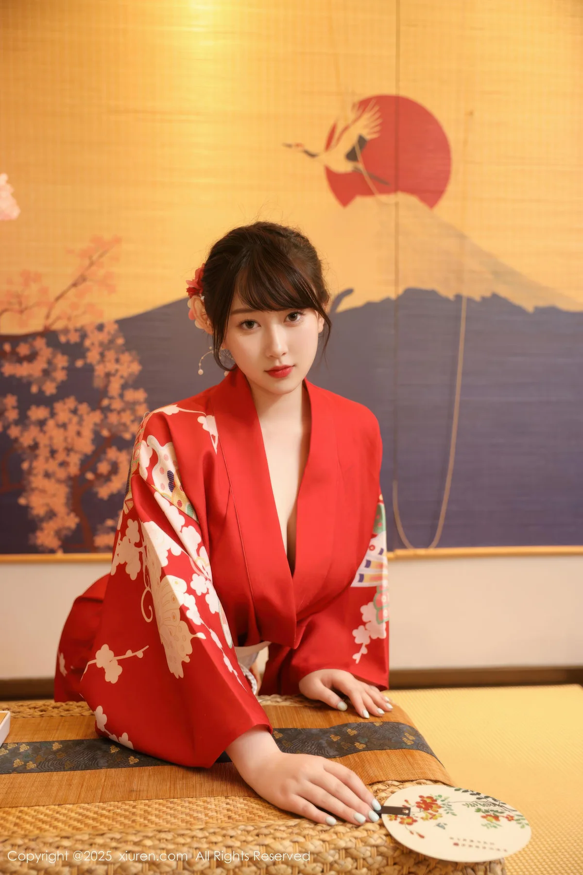 XiuRen 秀人 No.10624 李沁恩lrene 性感红色服饰 - 4