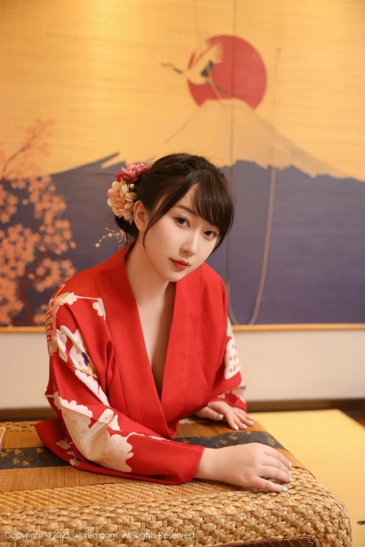 XiuRen 秀人 No.10624 李沁恩lrene 性感红色服饰 - 5