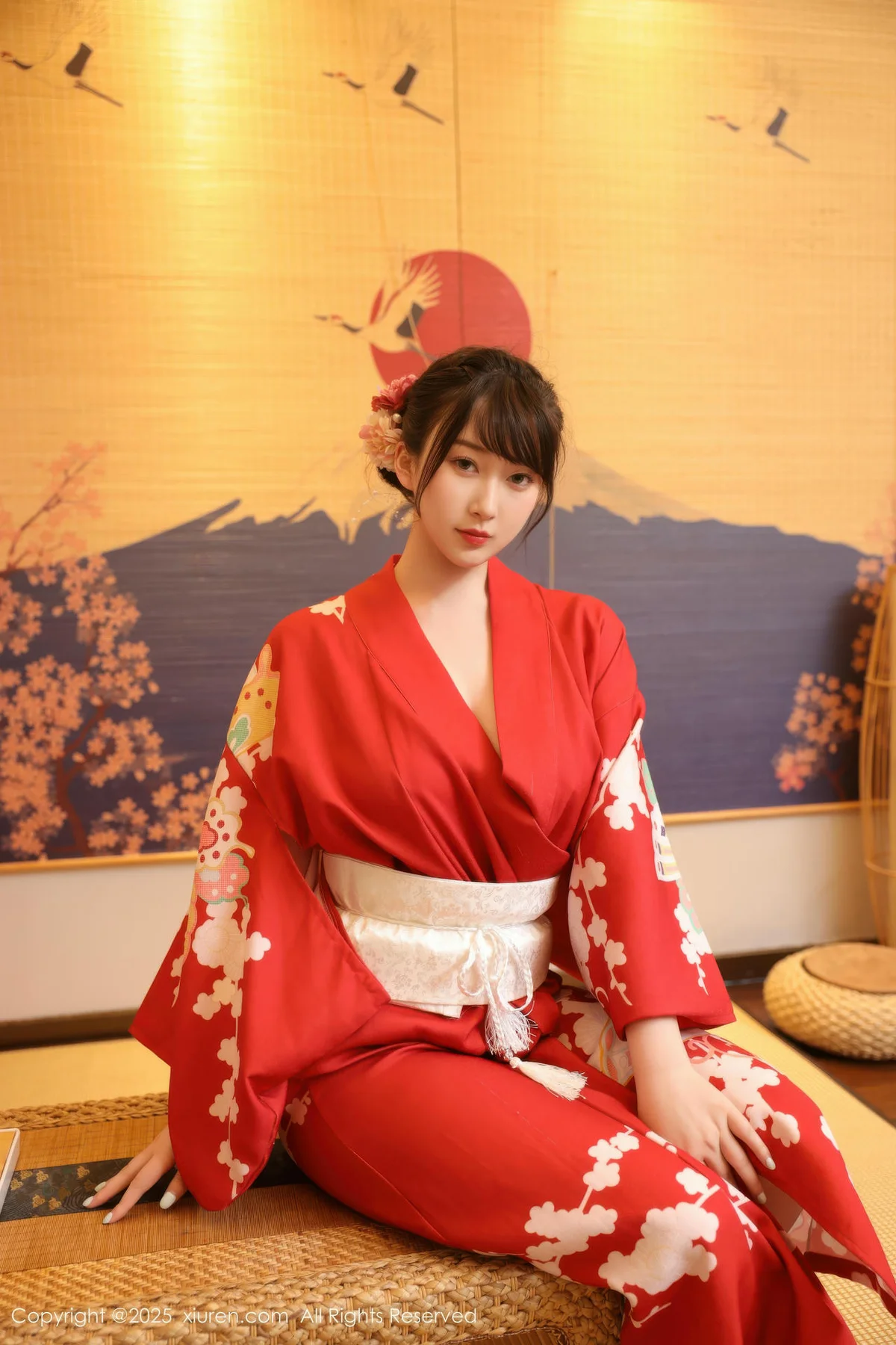 XiuRen 秀人 No.10624 李沁恩lrene 性感红色服饰 - 7