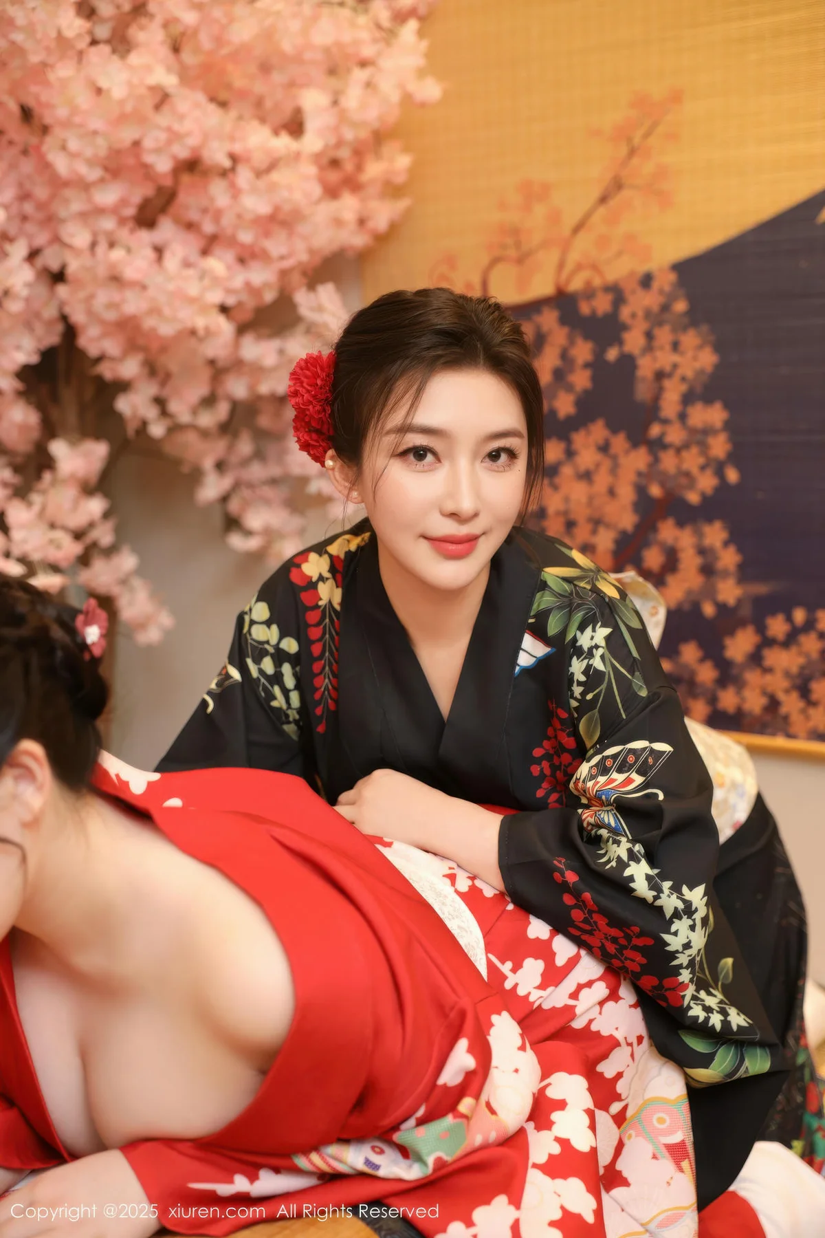 XiuRen 秀人 No.10627 苏一诺 黑色服饰身姿婀娜 - 4