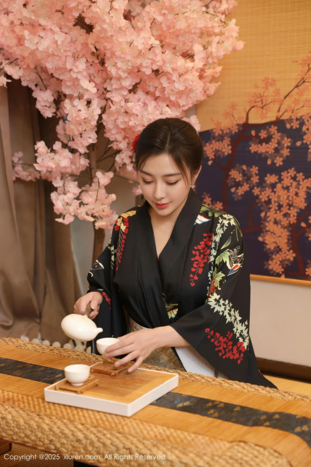 XiuRen 秀人 No.10627 苏一诺 黑色服饰身姿婀娜 - 8