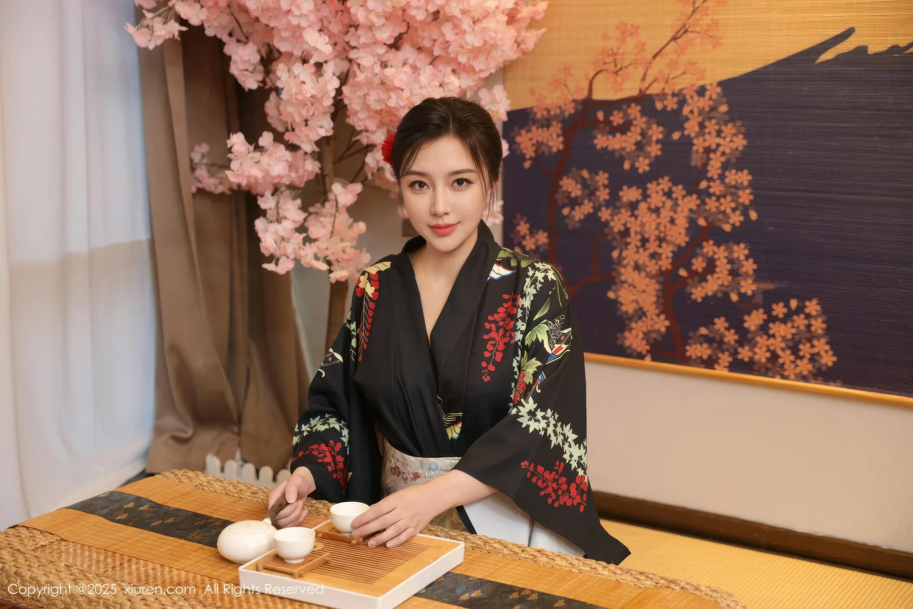 XiuRen 秀人 No.10627 苏一诺 黑色服饰身姿婀娜 - 9