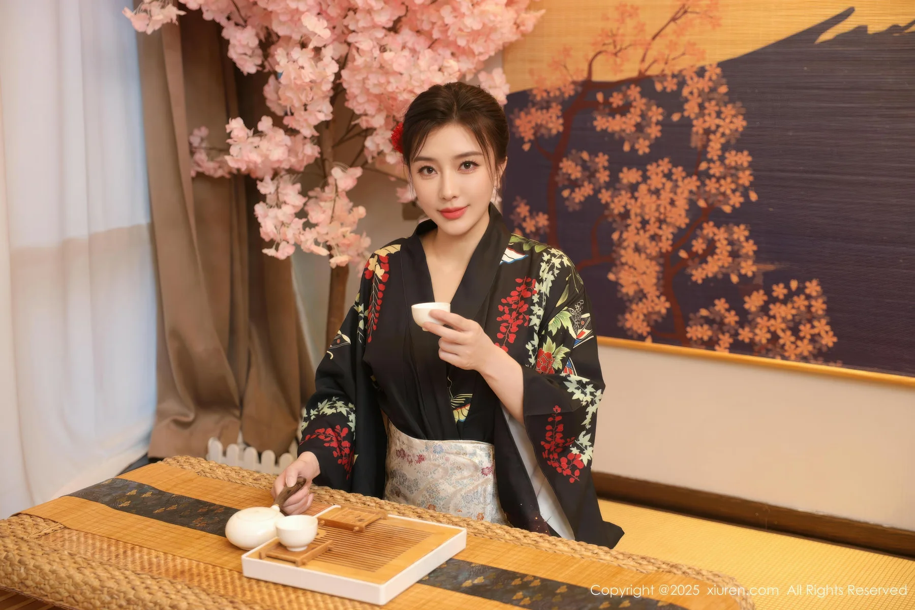 XiuRen 秀人 No.10627 苏一诺 黑色服饰身姿婀娜 - 10