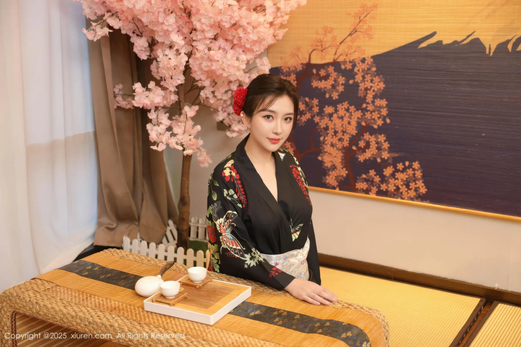 XiuRen 秀人 No.10627 苏一诺 黑色服饰身姿婀娜 - 1