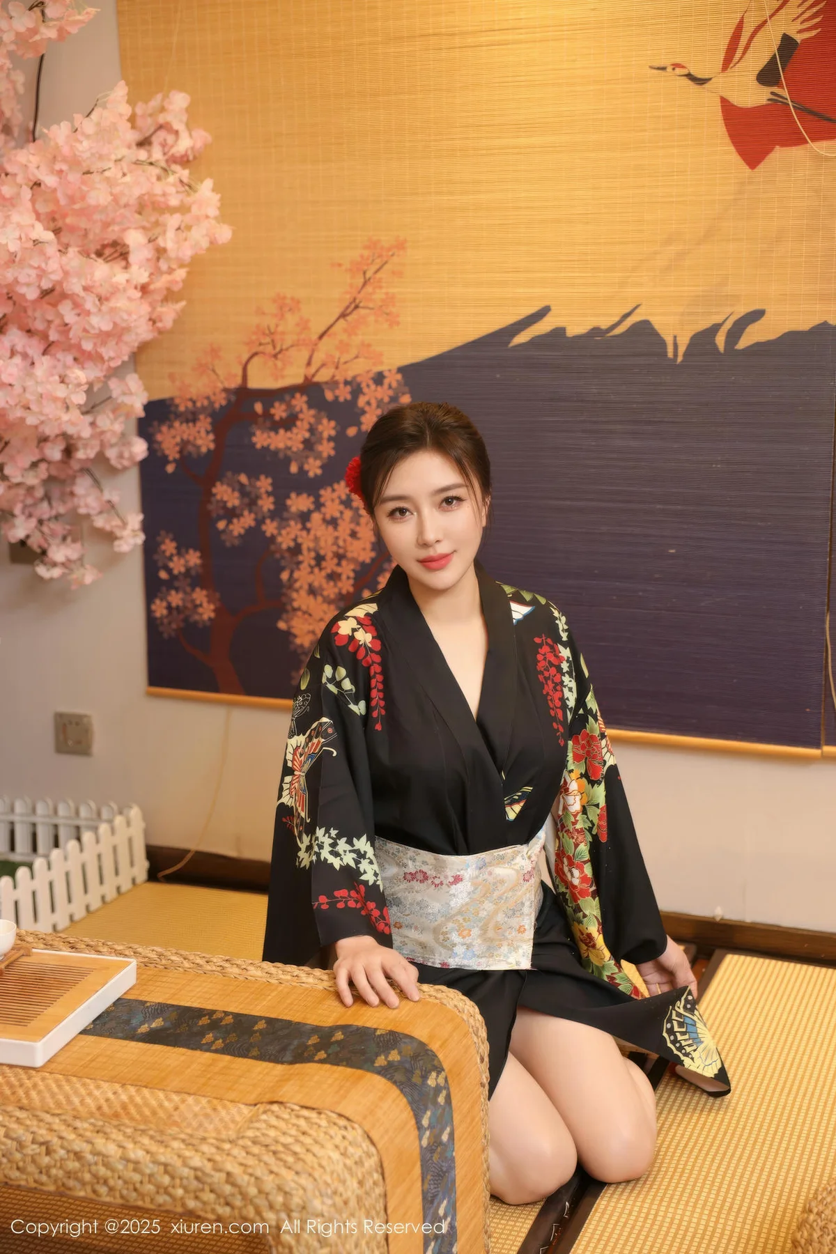 XiuRen 秀人 No.10627 苏一诺 黑色服饰身姿婀娜 - 4