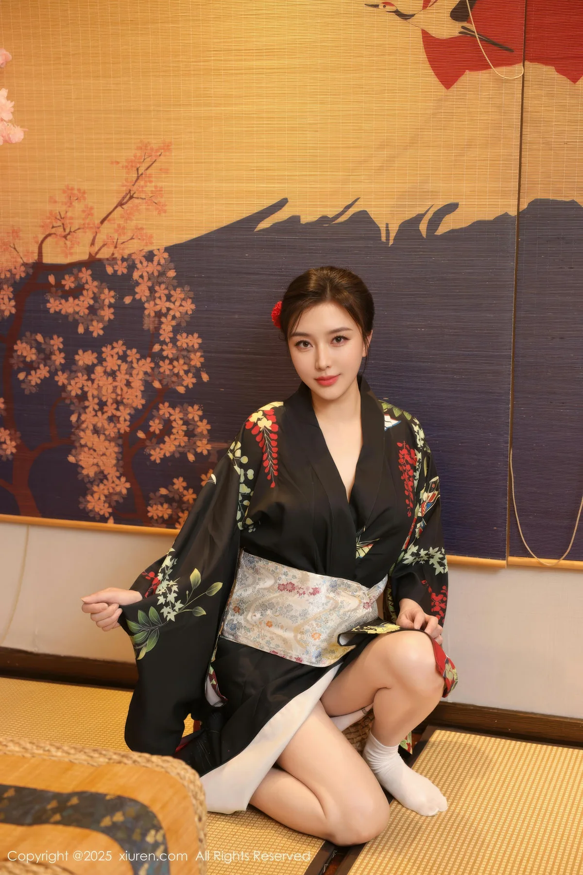 XiuRen 秀人 No.10627 苏一诺 黑色服饰身姿婀娜 - 5