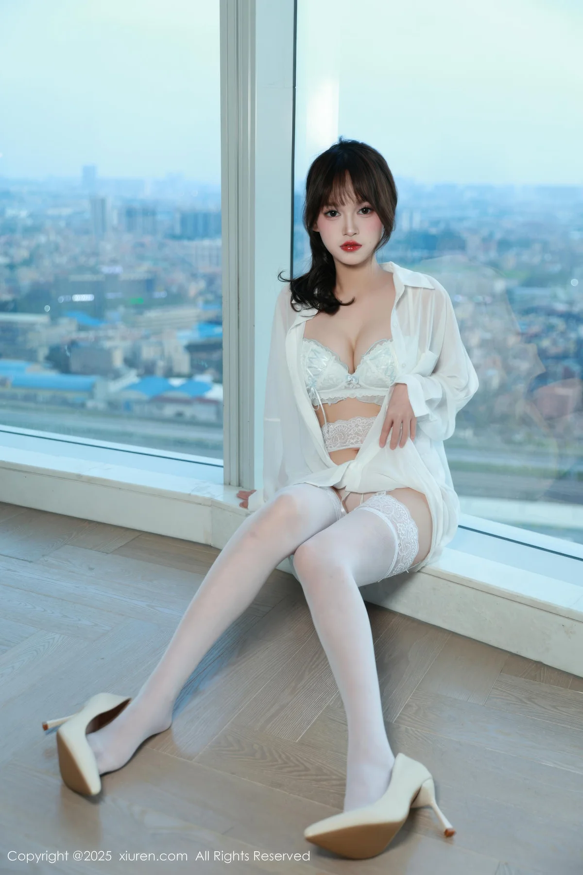 XiuRen 秀人 No.10642 糯咪 白色衬衫面容甜美 - 7