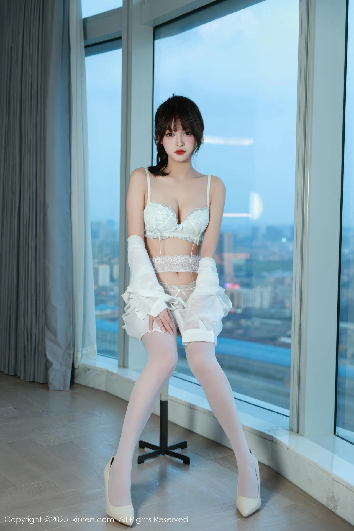 XiuRen 秀人 No.10642 糯咪 白色衬衫面容甜美 - 9