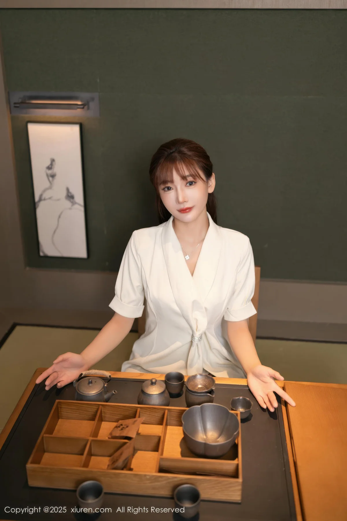 XiuRen 秀人 No.10650 陆萱萱 性感魅惑黑丝 - 6