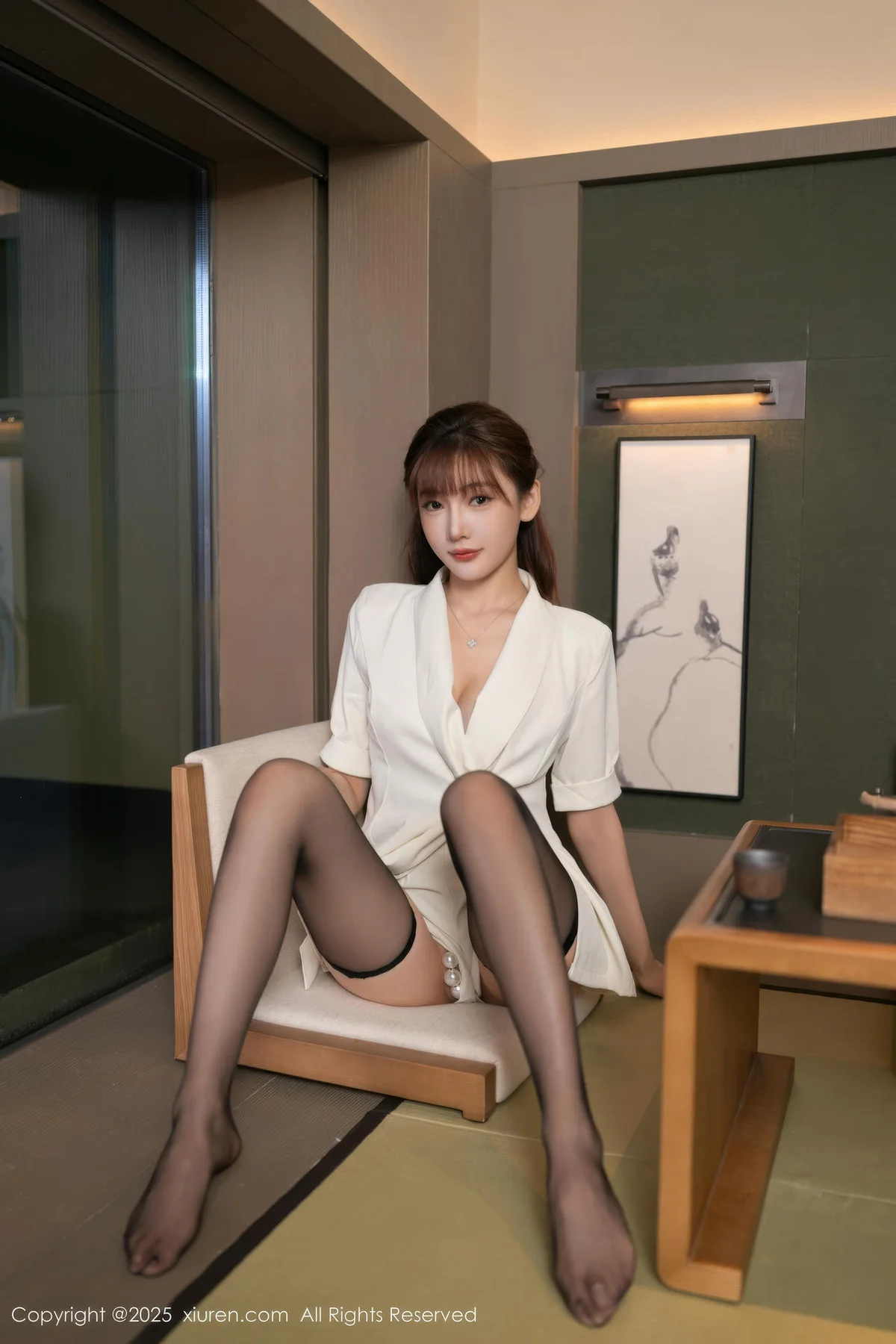 XiuRen 秀人 No.10650 陆萱萱 性感魅惑黑丝 - 9