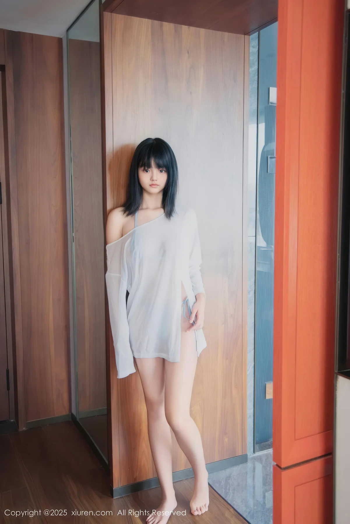 XiuRen 秀人 No.10651 小泠 首套写真蓝色比基尼 - 2