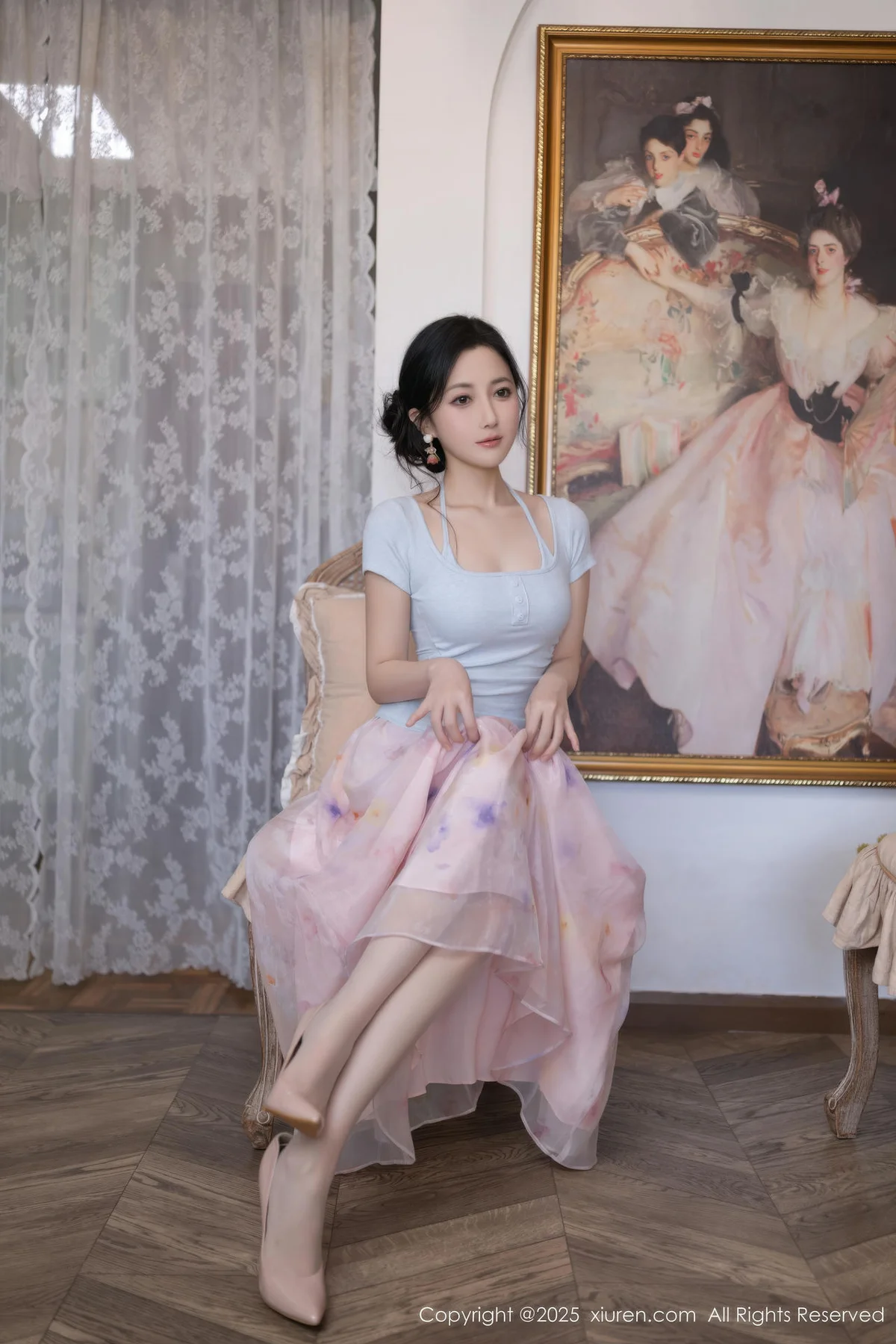 XiuRen 秀人 No.10656 鱼子酱Fish 诱人肉色丝袜 - 4