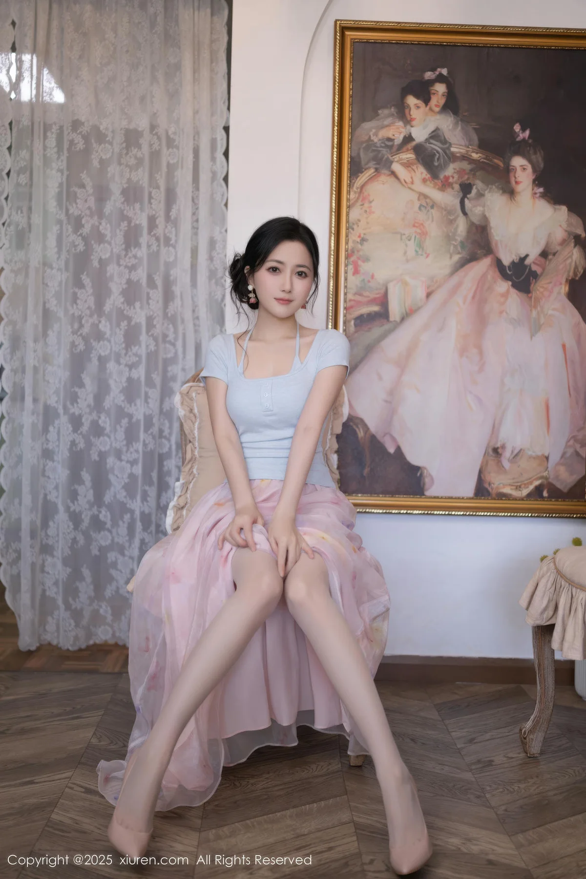 XiuRen 秀人 No.10656 鱼子酱Fish 诱人肉色丝袜 - 6