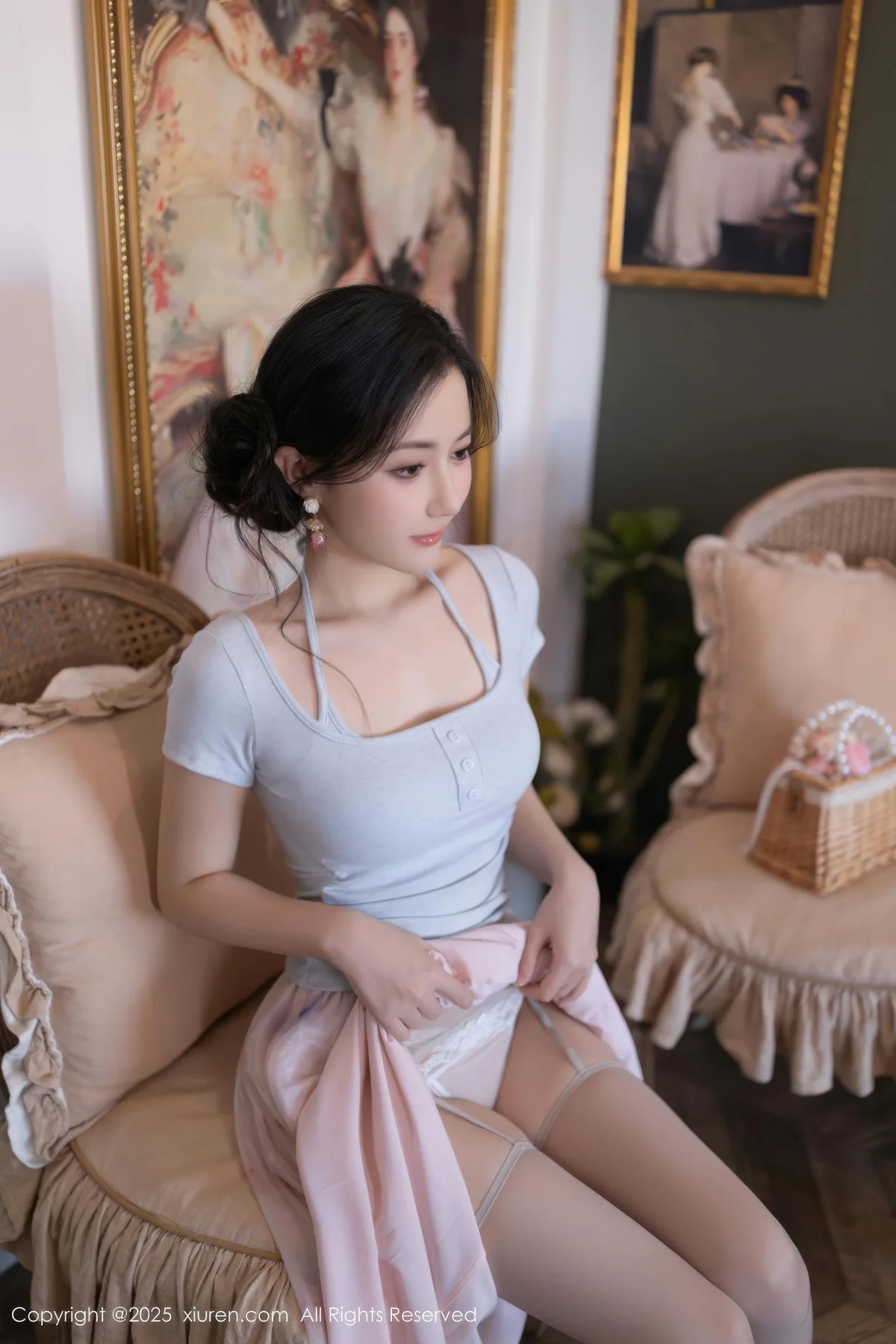 XiuRen 秀人 No.10656 鱼子酱Fish 诱人肉色丝袜 - 10