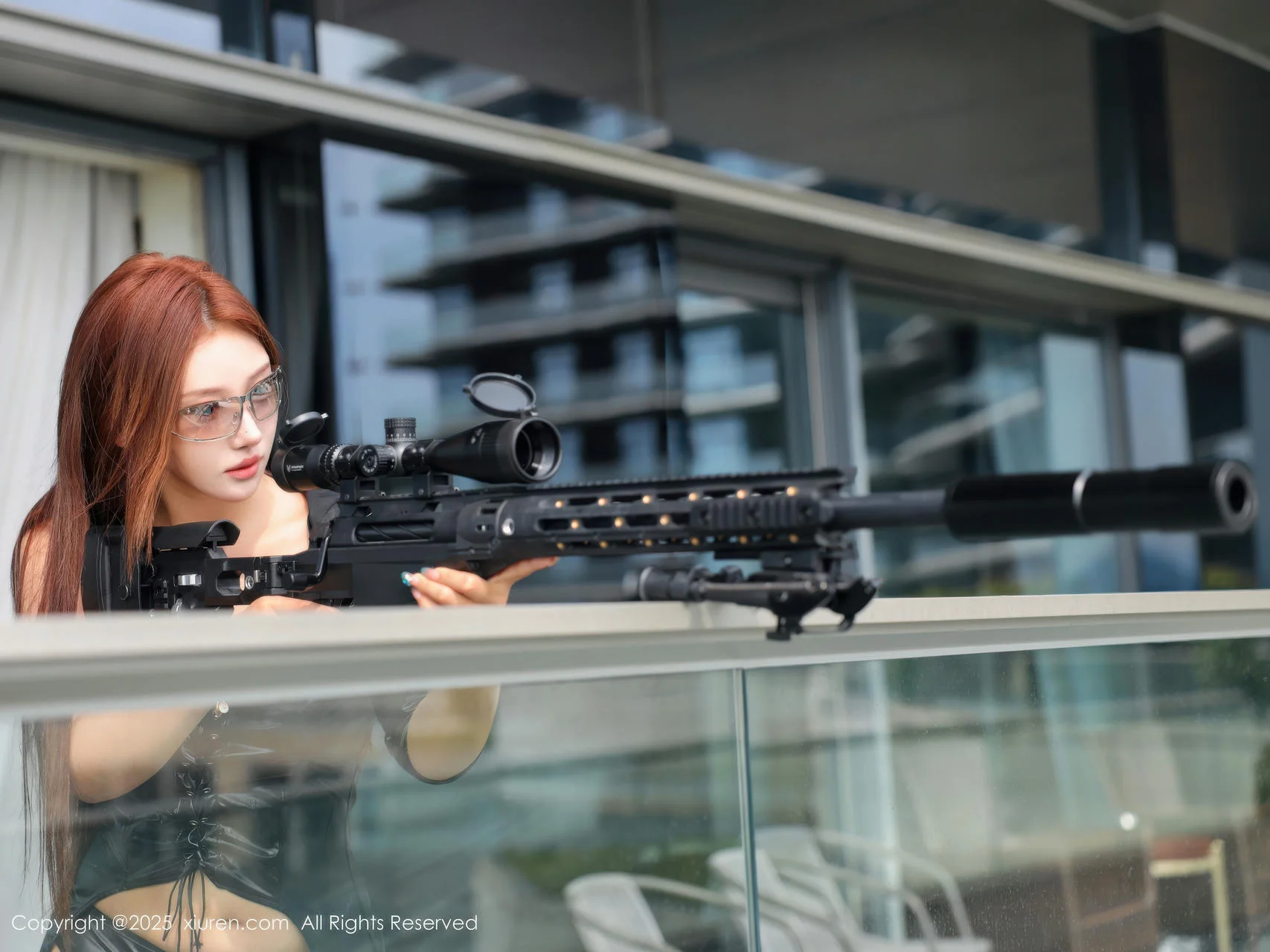 XiuRen 秀人 No.10657 金允希Yuki 黑色皮衣魅惑 - 6