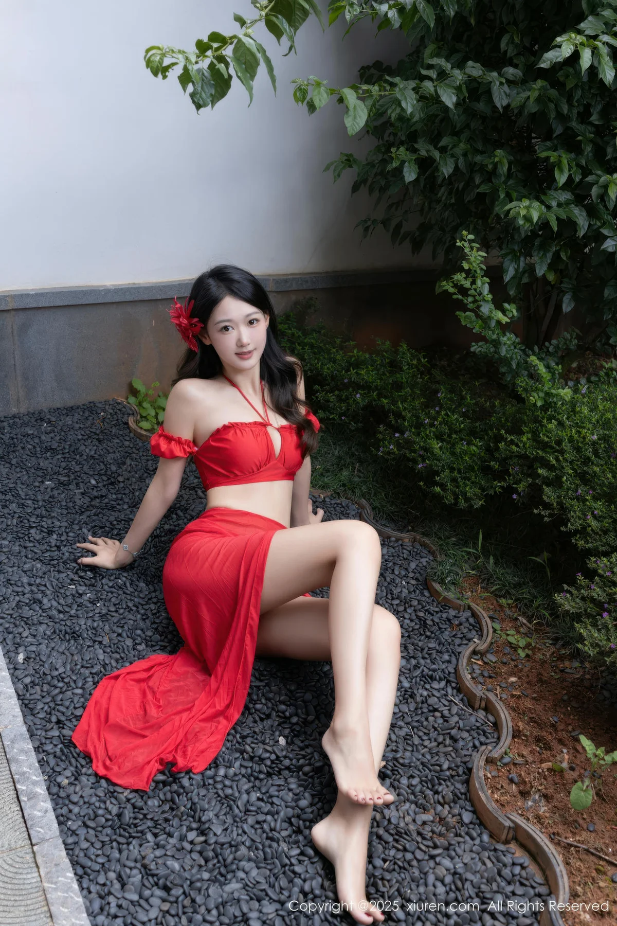 XiuRen 秀人 No.10662 唐安琪 性感红色泳衣 - 4