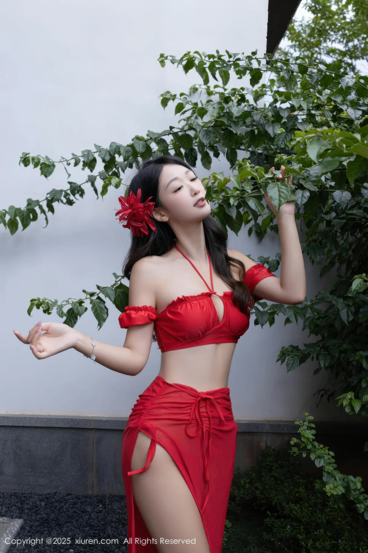 XiuRen 秀人 No.10662 唐安琪 性感红色泳衣 - 7