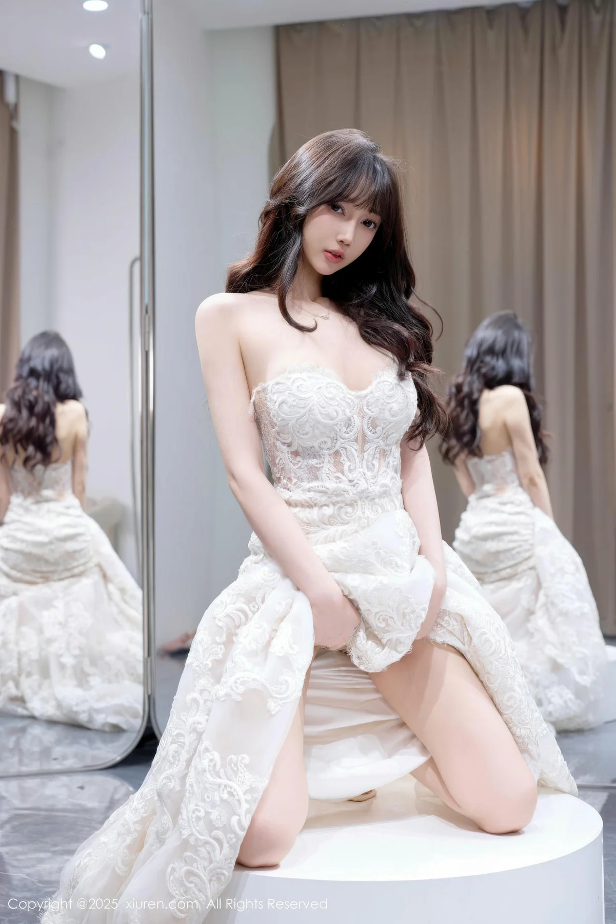 XiuRen 秀人 No.10663 玥儿玥er 性感白色婚纱 - 3