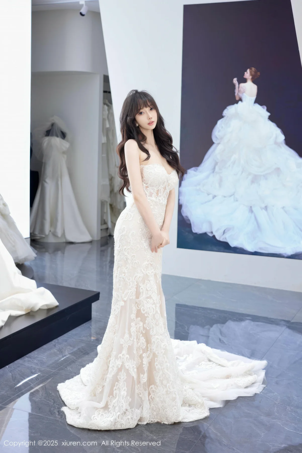 XiuRen 秀人 No.10663 玥儿玥er 性感白色婚纱 - 7