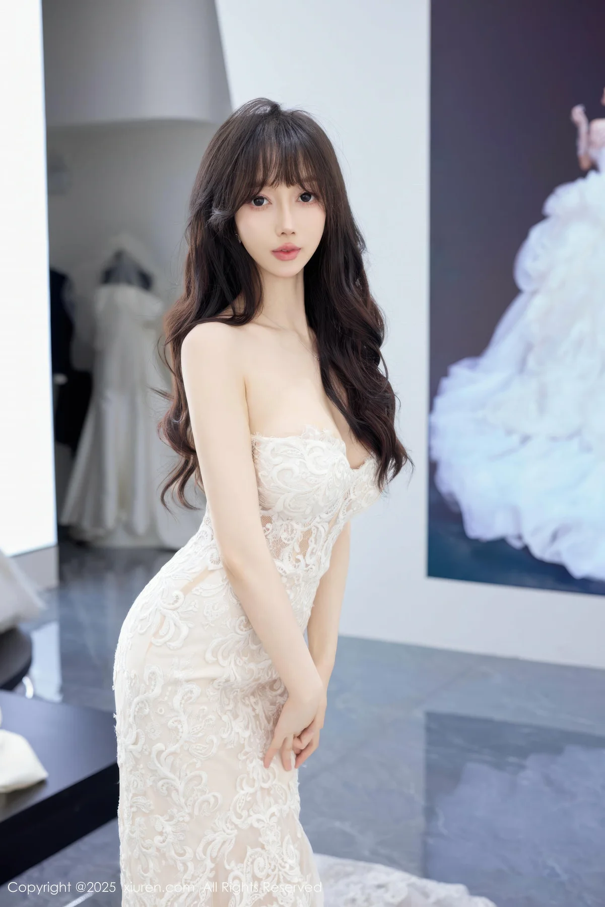 XiuRen 秀人 No.10663 玥儿玥er 性感白色婚纱 - 10