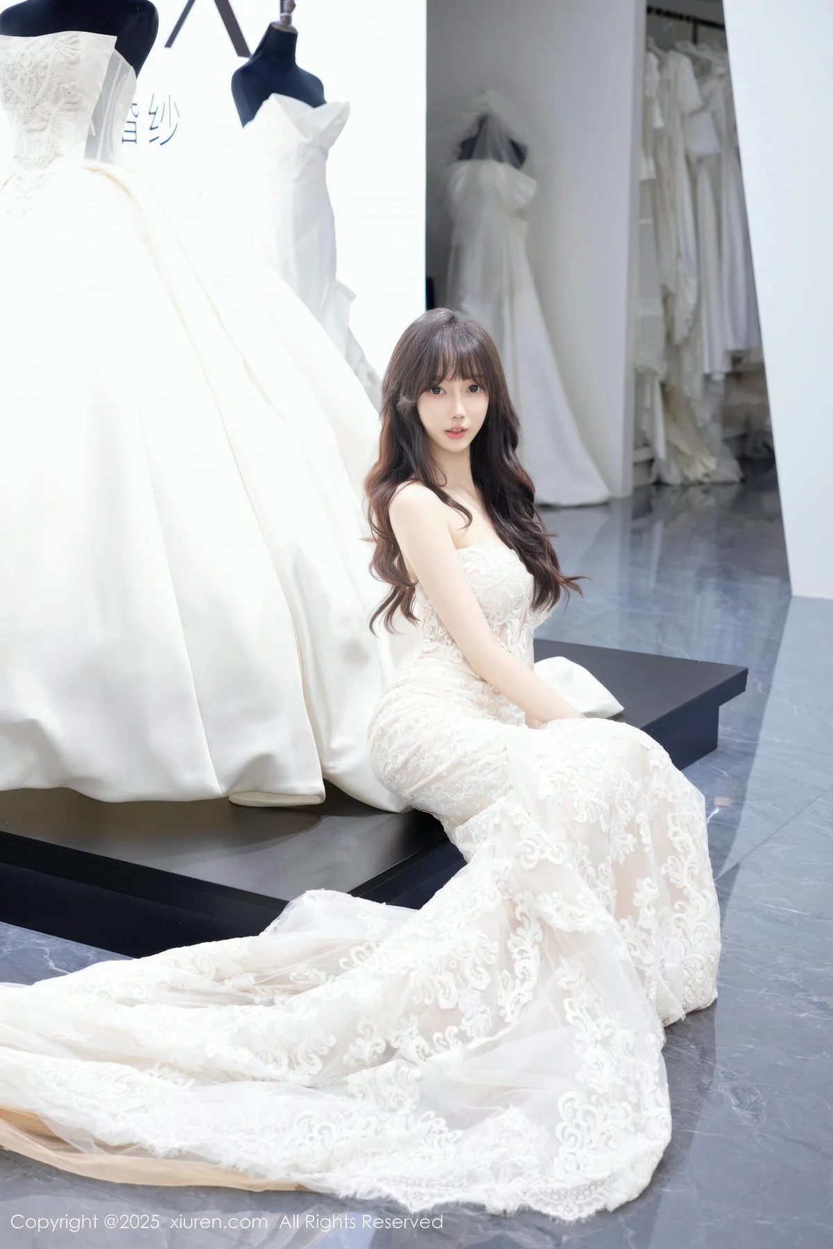 XiuRen 秀人 No.10663 玥儿玥er 性感白色婚纱 - 2