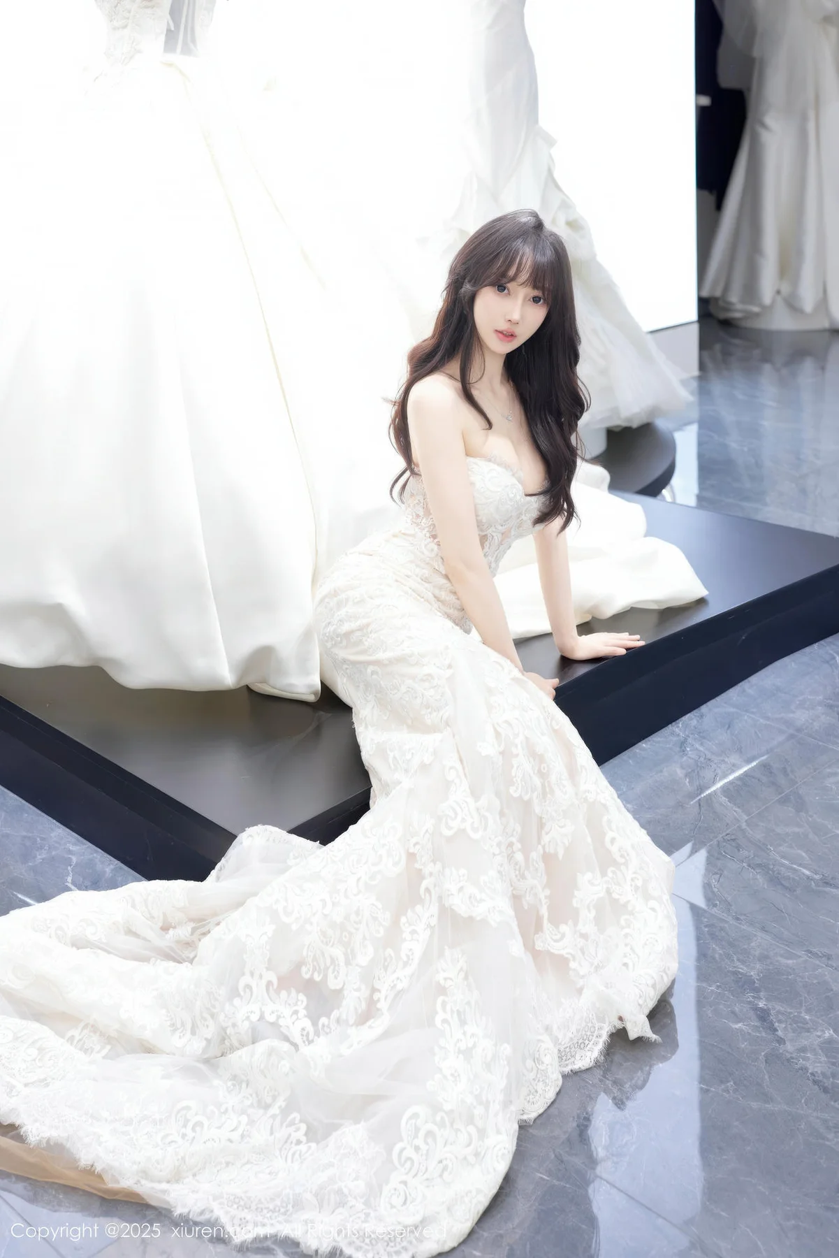 XiuRen 秀人 No.10663 玥儿玥er 性感白色婚纱 - 3