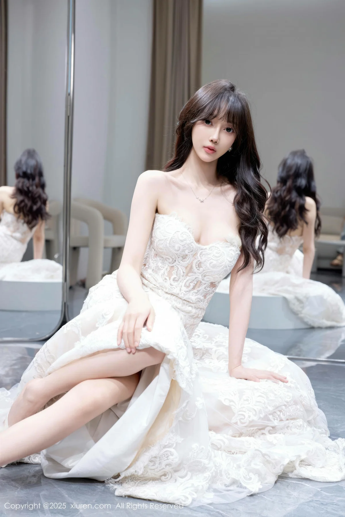 XiuRen 秀人 No.10663 玥儿玥er 性感白色婚纱 - 9