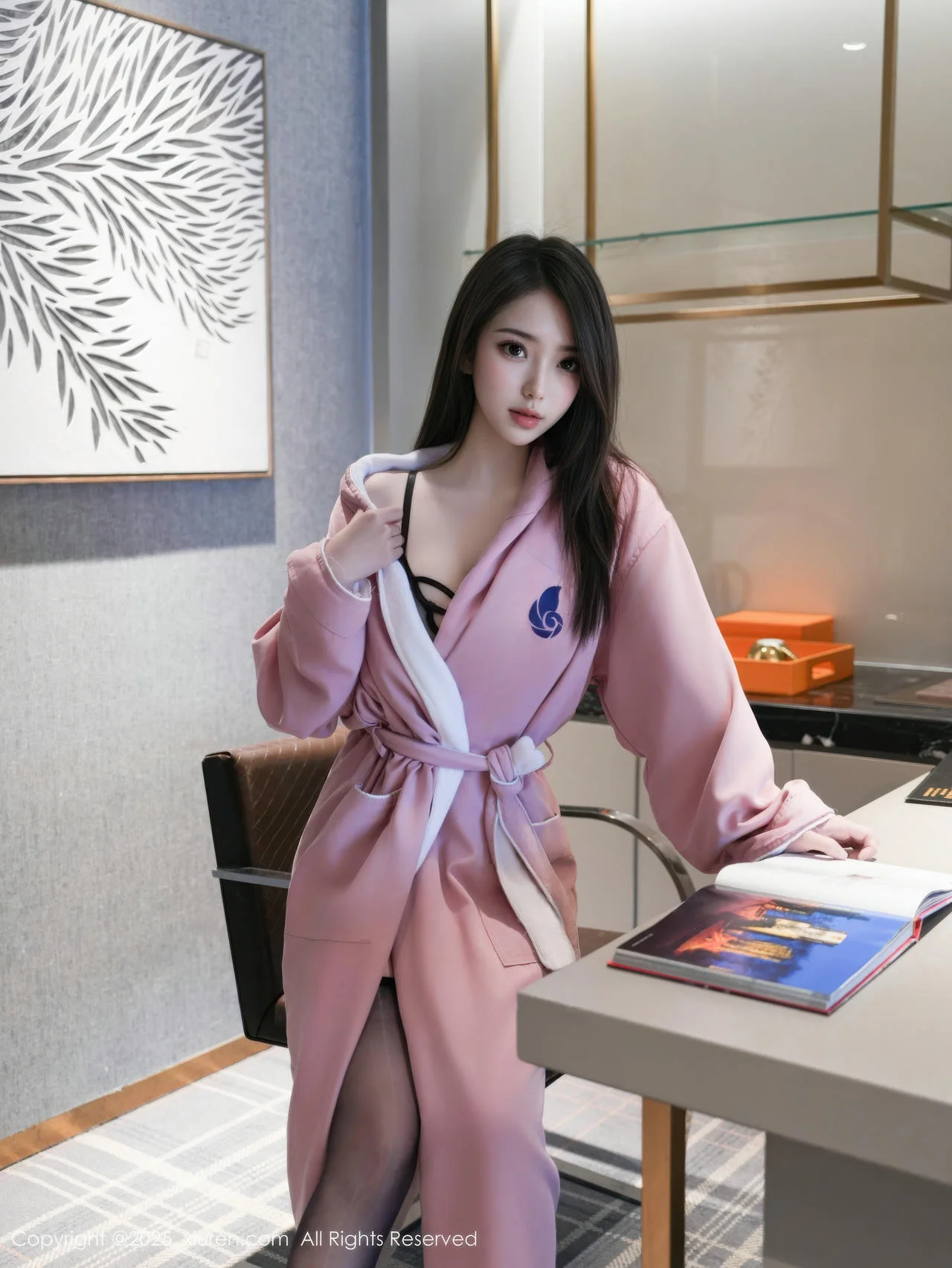 XiuRen 秀人 No.10669 烧烧小桃 性感OL服饰 - 4