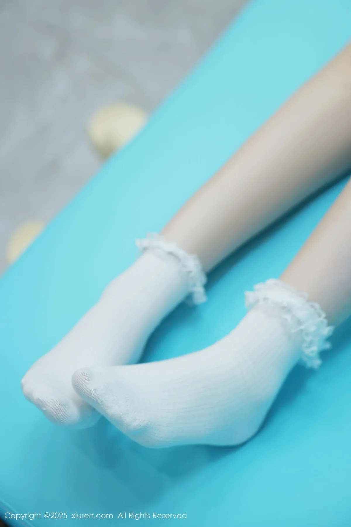 XiuRen 秀人 No.10676 李沁恩lrene 白色T恤居家服 - 1