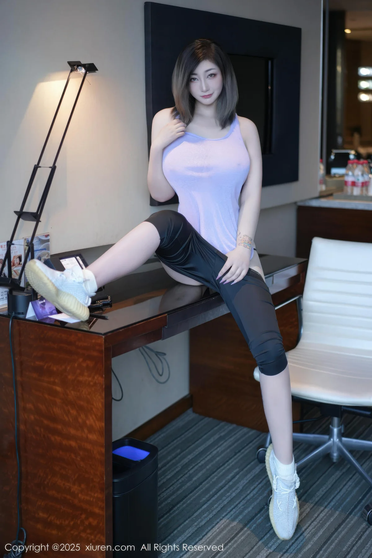 XiuRen 秀人 No.10682 妲己Toxic 紫灰色上衣运动美女 - 8