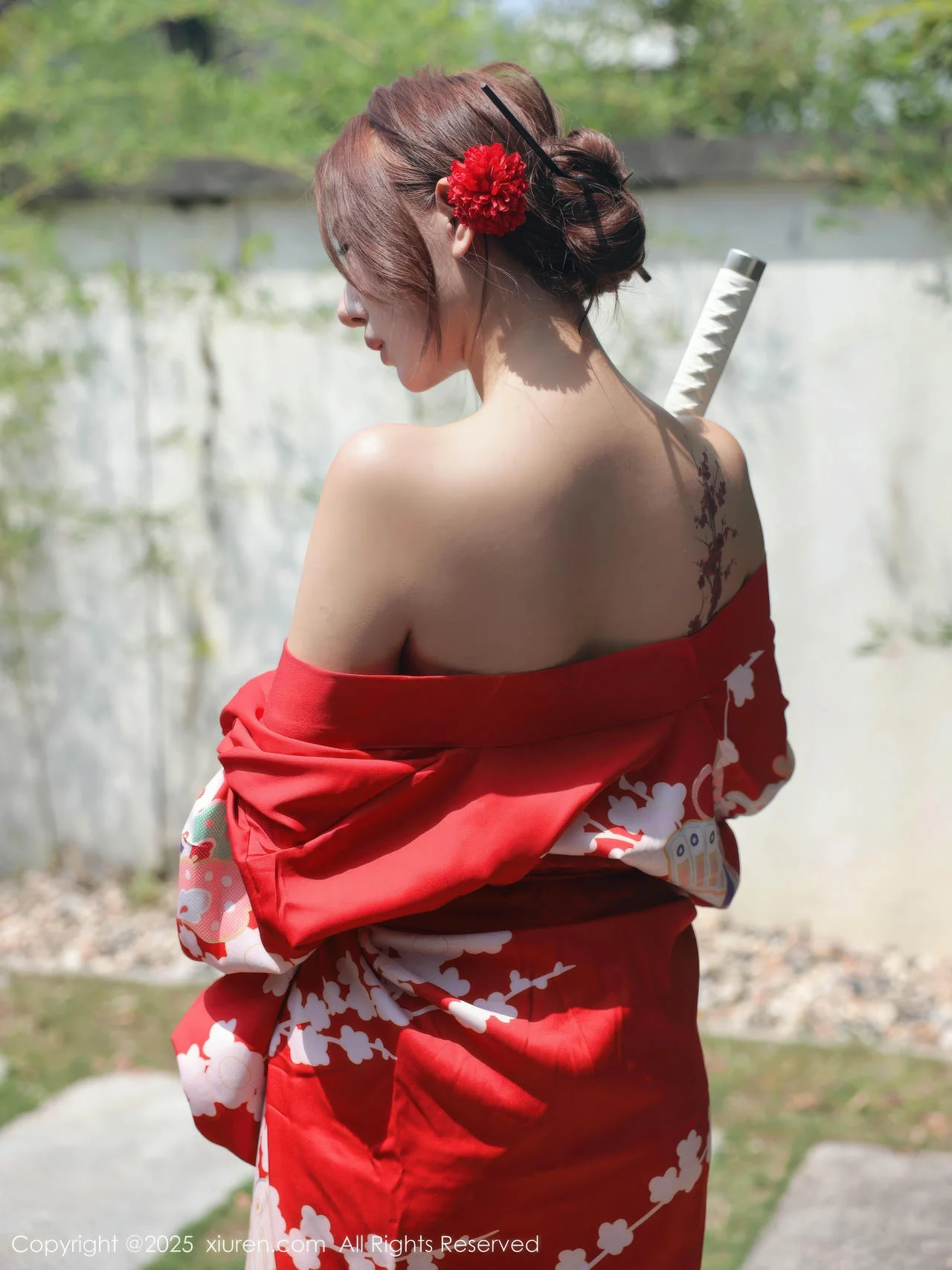 XiuRen 秀人 No.10683 金允希Yuki 性感红色和服 - 5