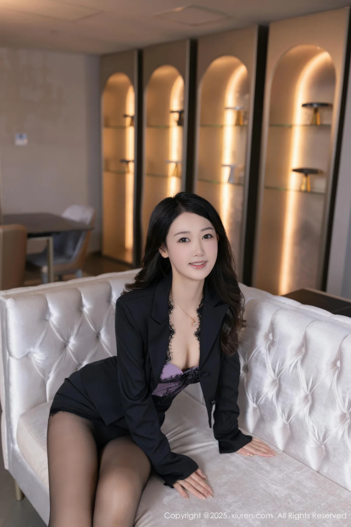 XiuRen 秀人 No.10688 唐安琪 黑色上衣 - 4