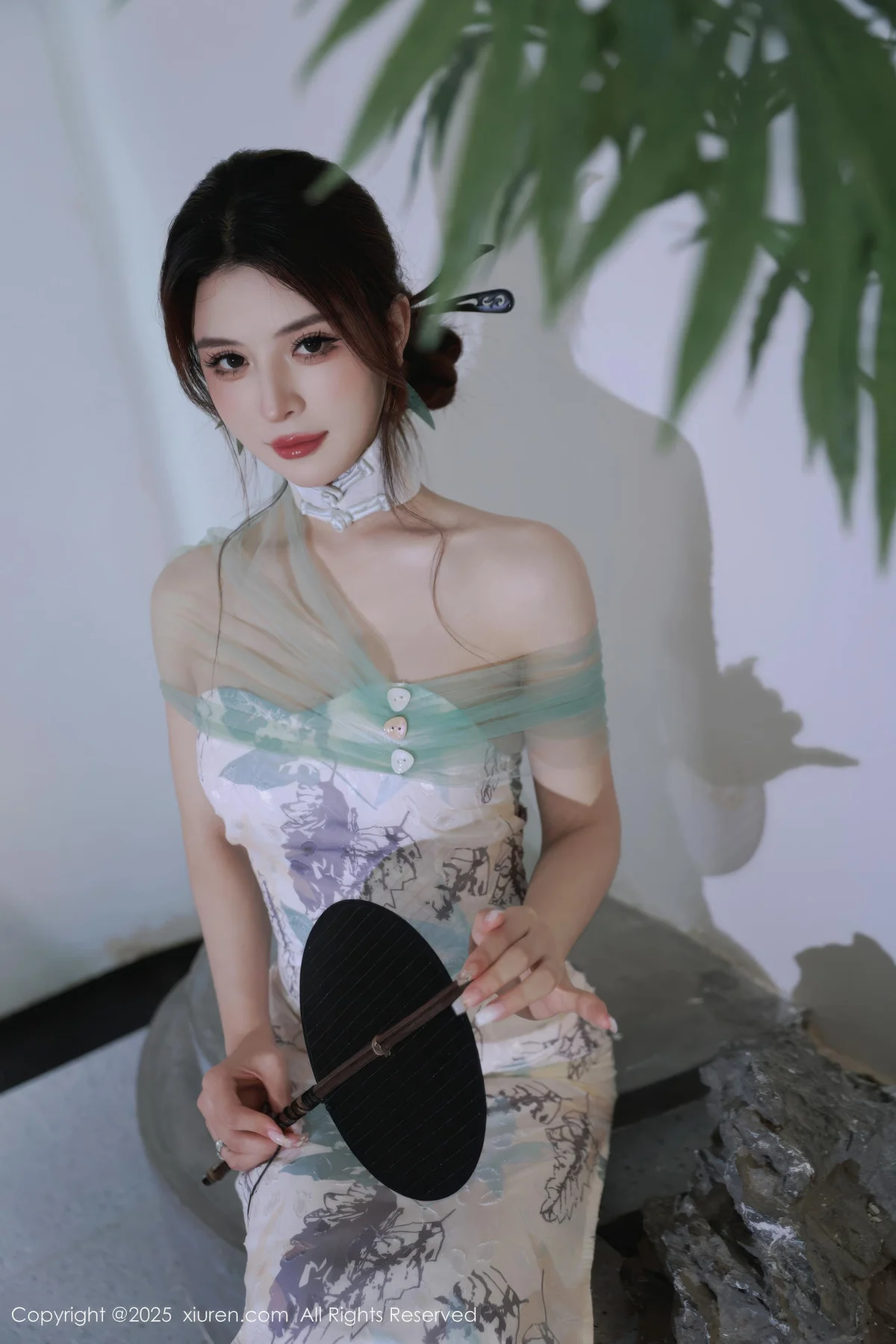 XiuRen 秀人 No.10694 阿依莎  浅色古风服饰 - 6