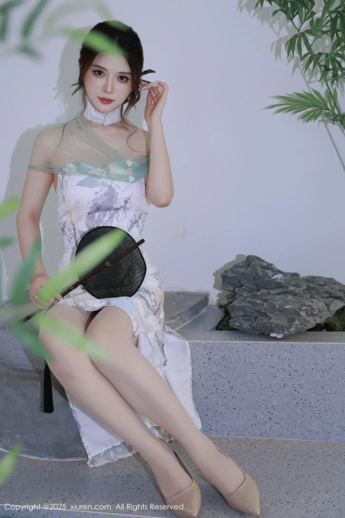 XiuRen 秀人 No.10694 阿依莎  浅色古风服饰 - 9