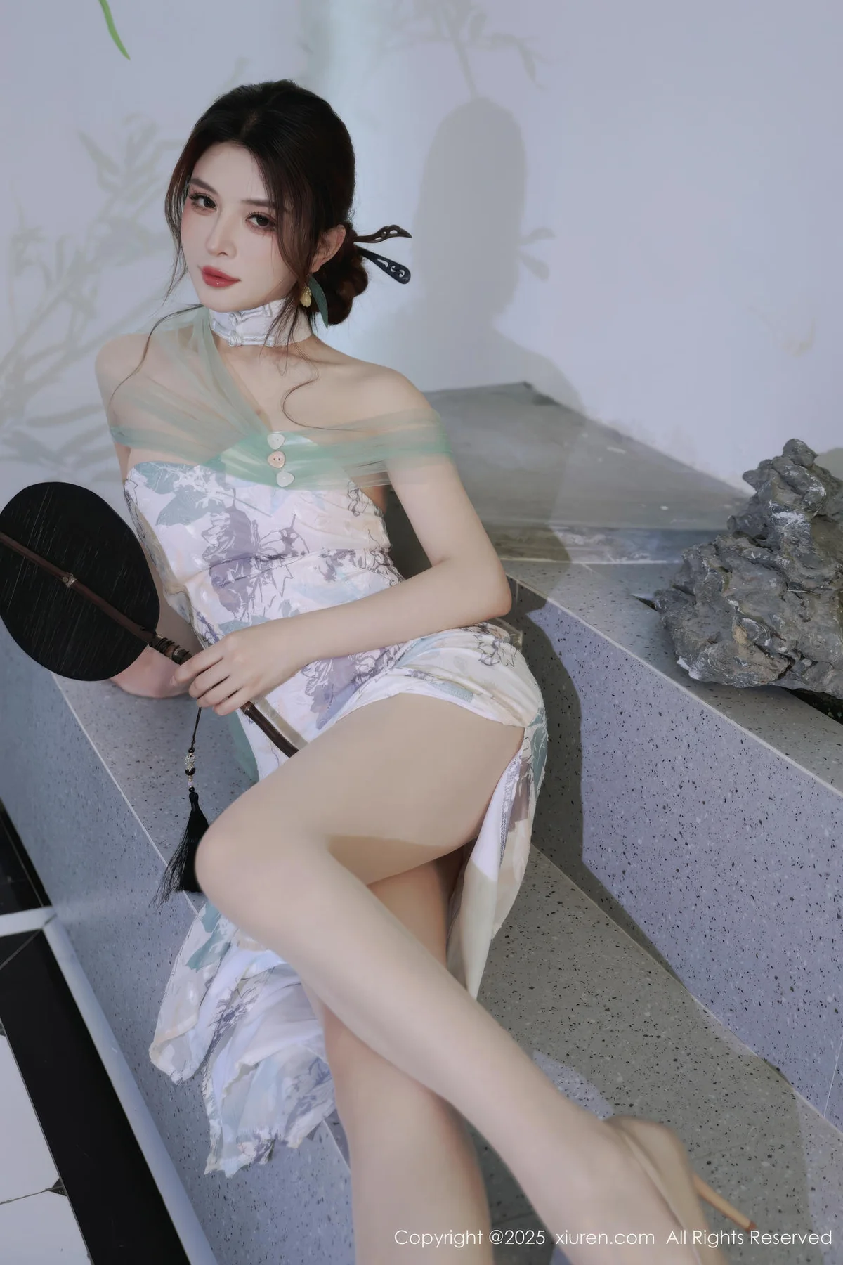 XiuRen 秀人 No.10694 阿依莎  浅色古风服饰 - 3