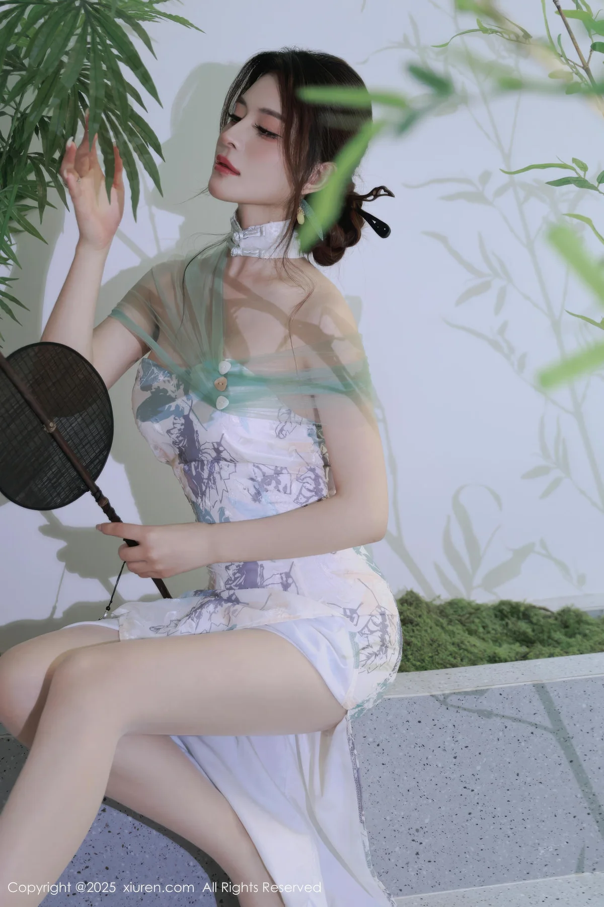 XiuRen 秀人 No.10694 阿依莎  浅色古风服饰 - 7