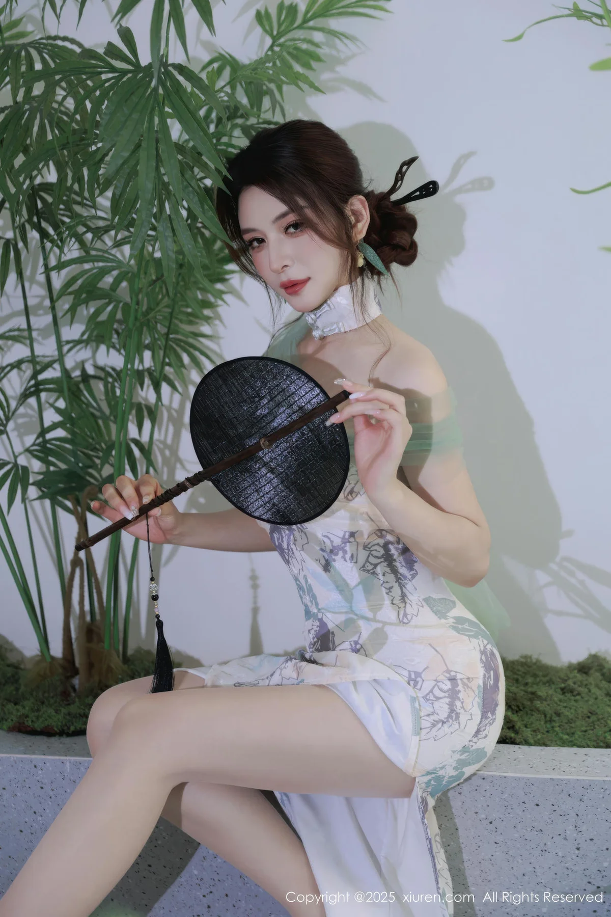 XiuRen 秀人 No.10694 阿依莎  浅色古风服饰 - 10