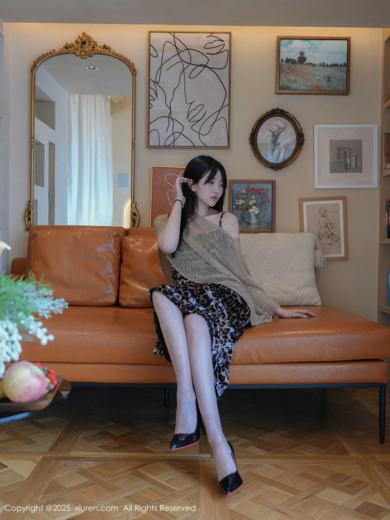 XiuRen 秀人 No.10698 白露lulu 黑白色比基尼 - 6