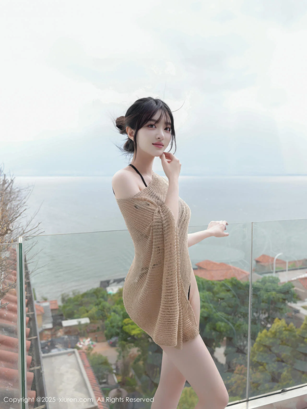 XiuRen 秀人 No.10698 白露lulu 黑白色比基尼 - 8