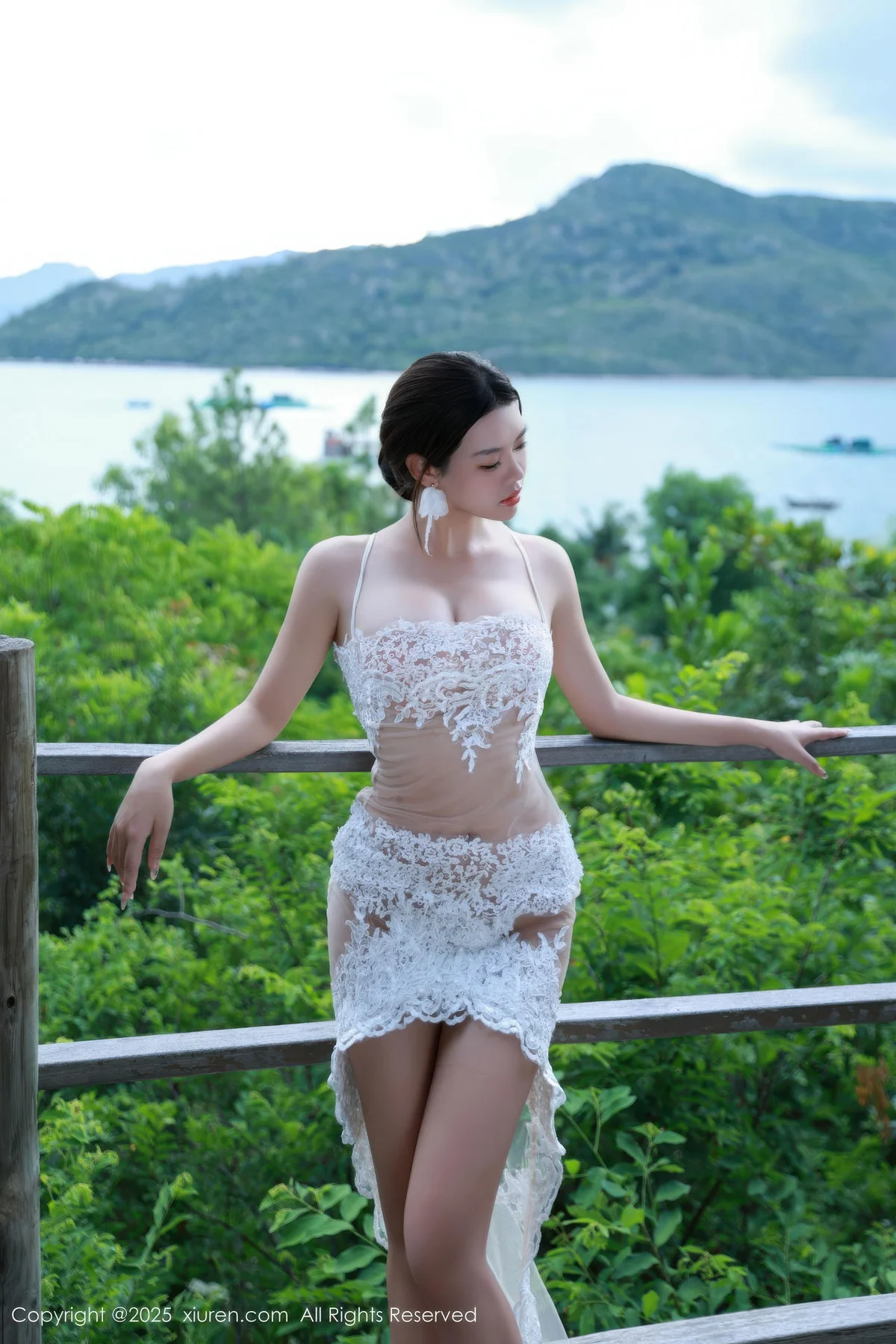 XiuRen 秀人 No.10721 叮当DD 白色情趣旅拍 - 1