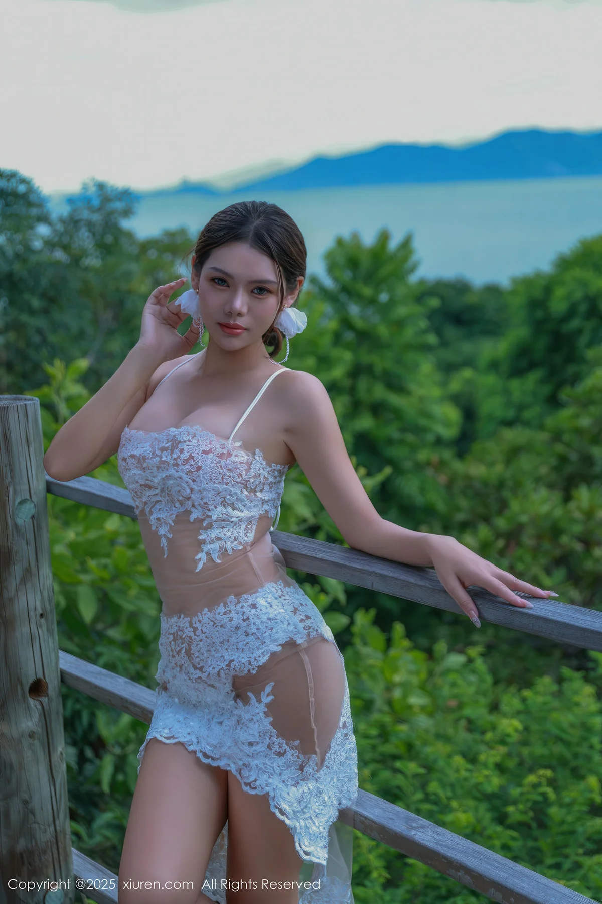 XiuRen 秀人 No.10721 叮当DD 白色情趣旅拍 - 3