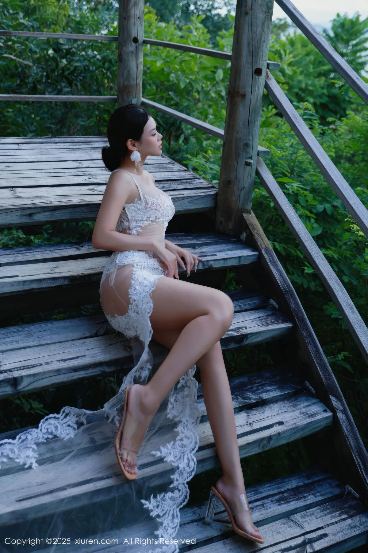 XiuRen 秀人 No.10721 叮当DD 白色情趣旅拍 - 7