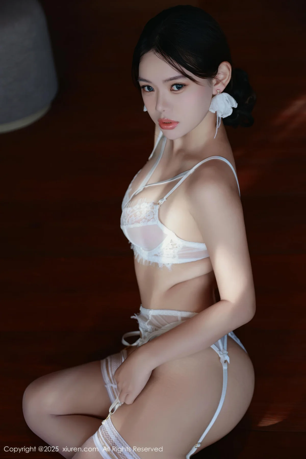 XiuRen 秀人 No.10721 叮当DD 白色情趣旅拍 - 10