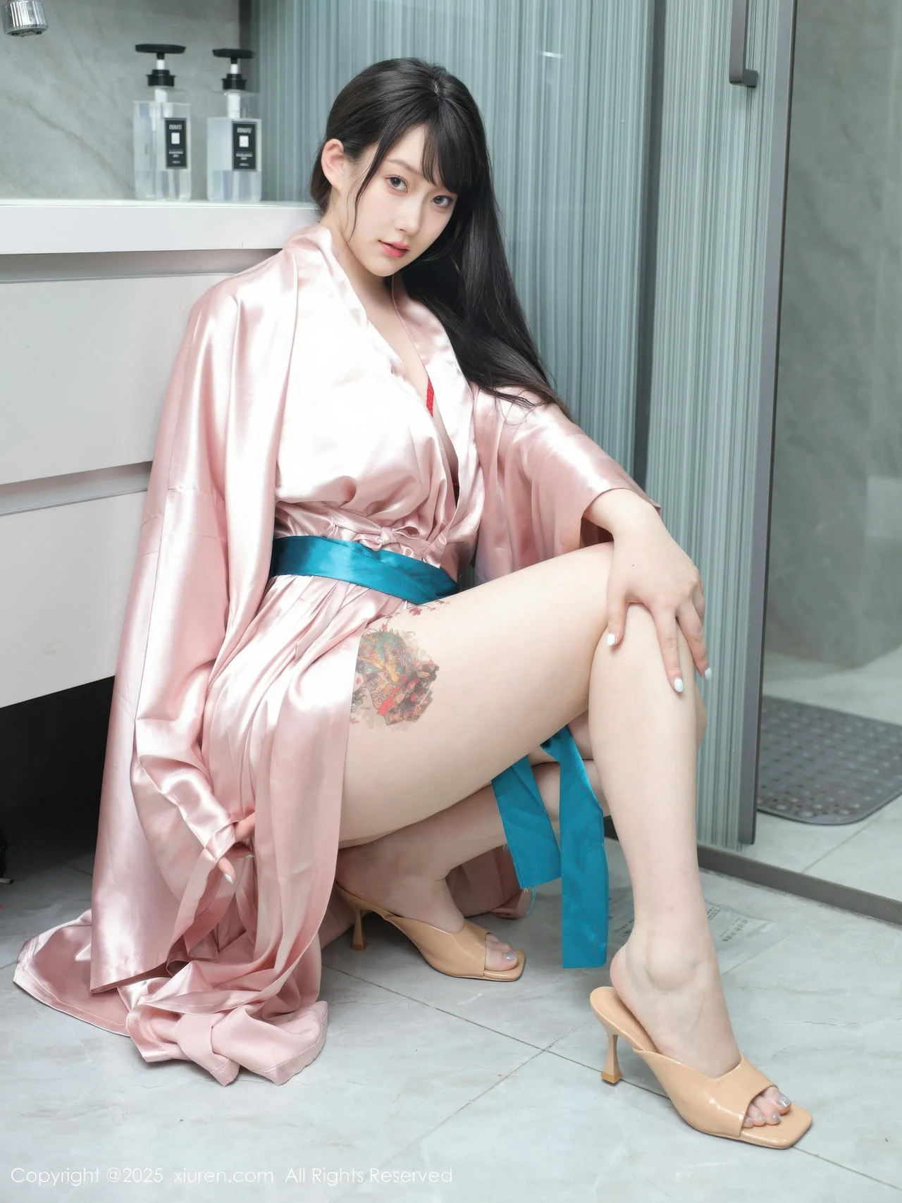 XiuRen 秀人 No.10724 李沁恩lrene 浴室场景拍摄 - 5