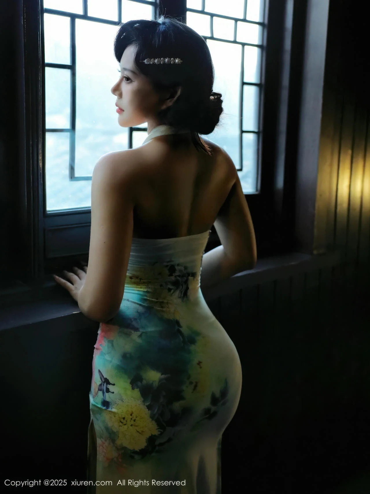 XiuRen 秀人 No.10749 莉莉安娜o 绿色旗袍 - 2