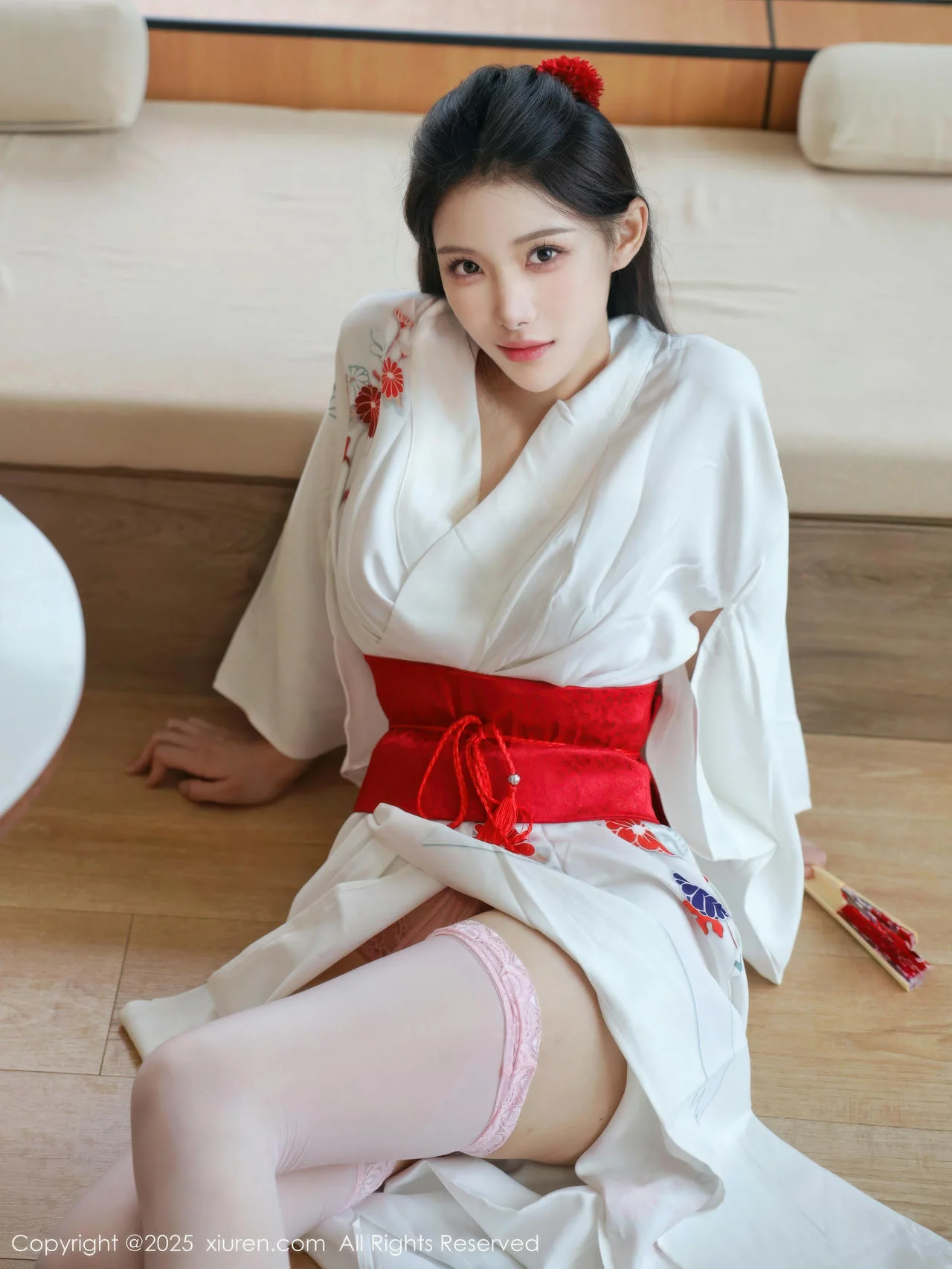 XiuRen 秀人 No.10767 梨霜儿 粉色蕾丝内衣 - 5