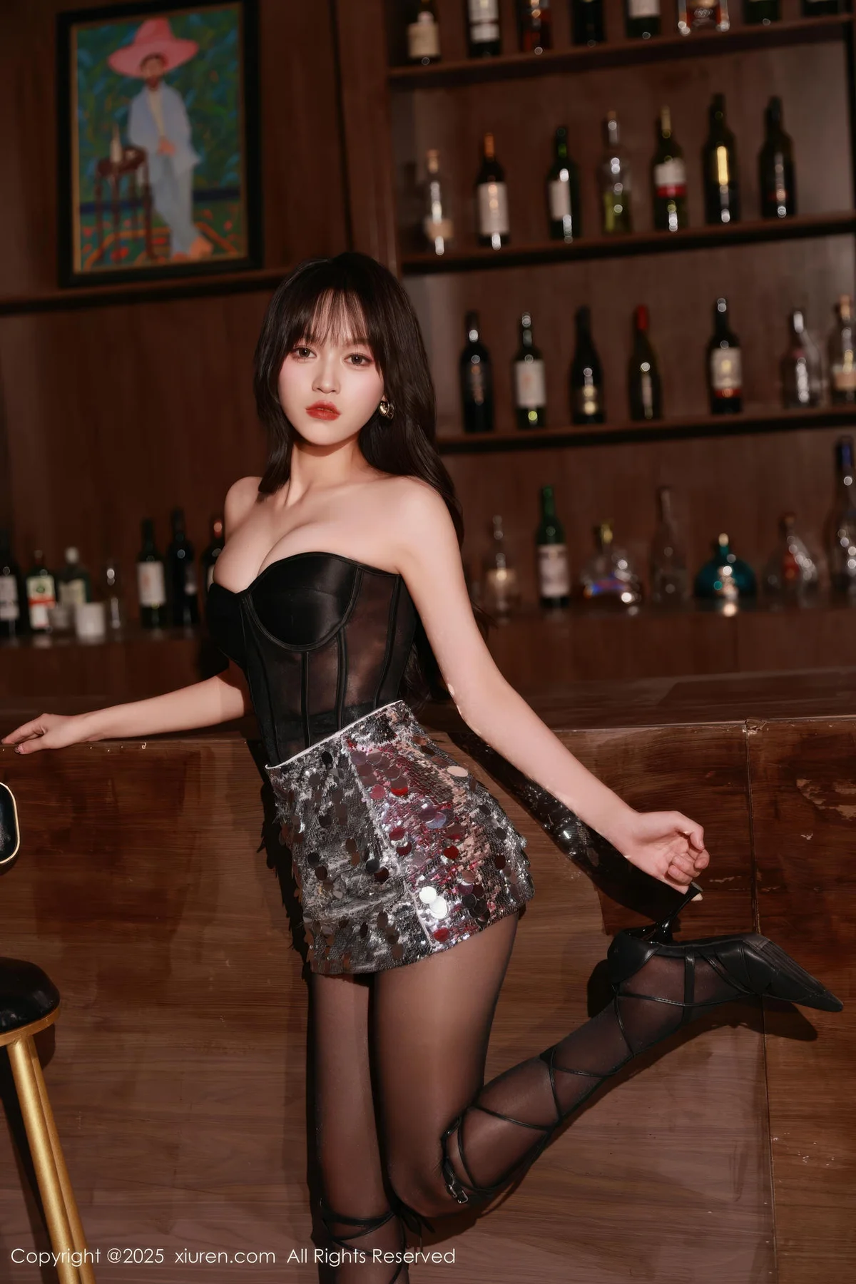 XiuRen 秀人 No.10772 糯咪 性感魅惑黑丝甜美 - 2