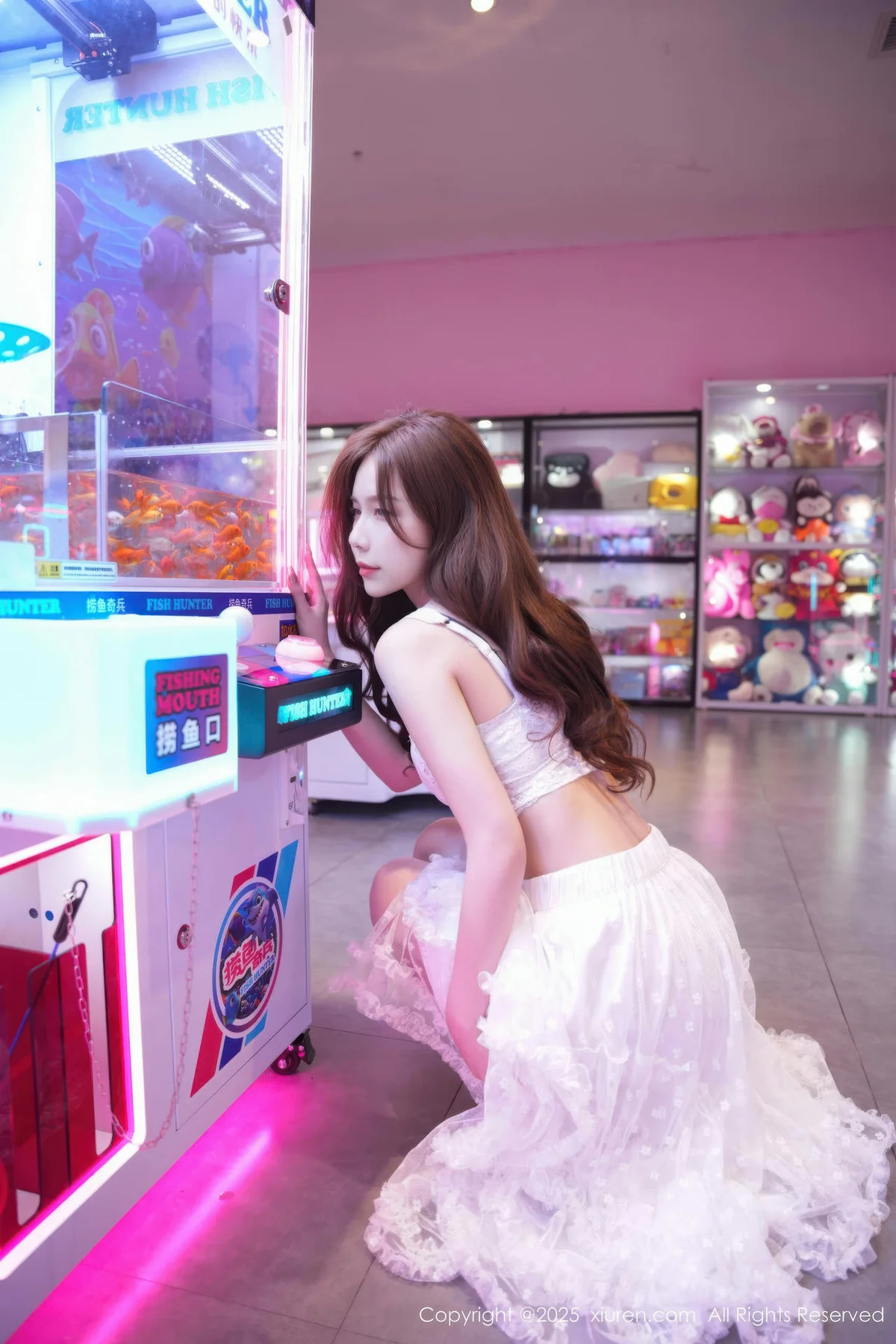 XiuRen 秀人 No.10791 拍黄瓜girl 白色连衣裙 - 5